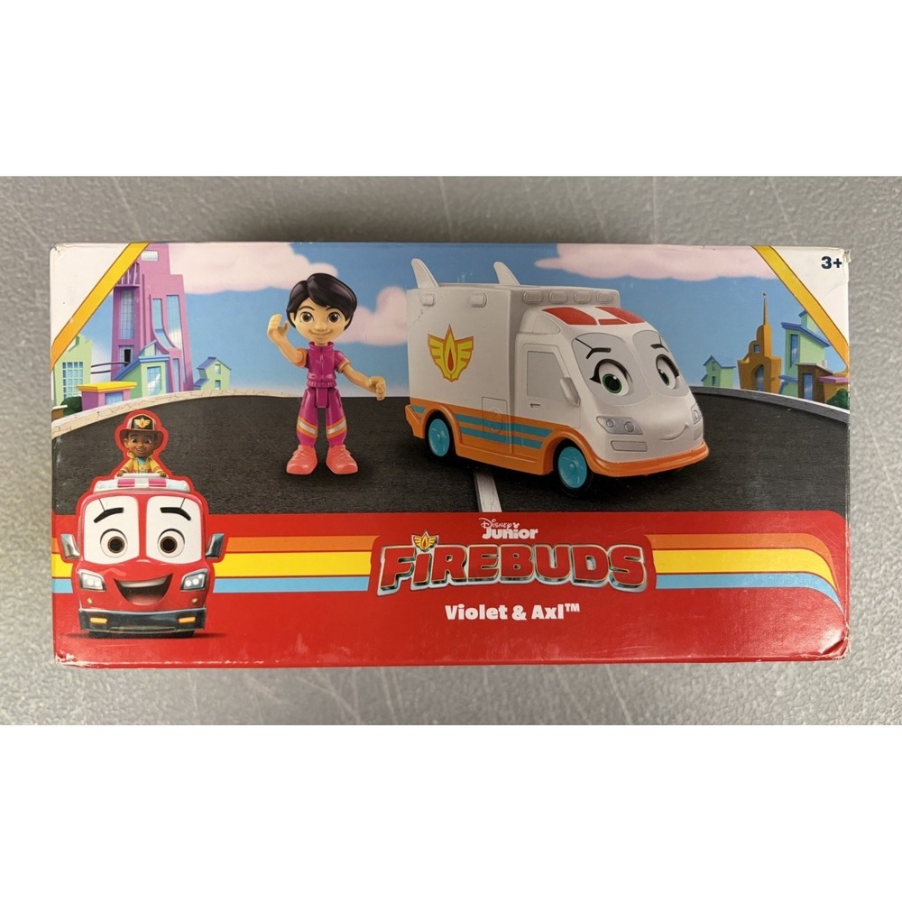 Disney Junior Firebuds Violet and Axl, New in Box